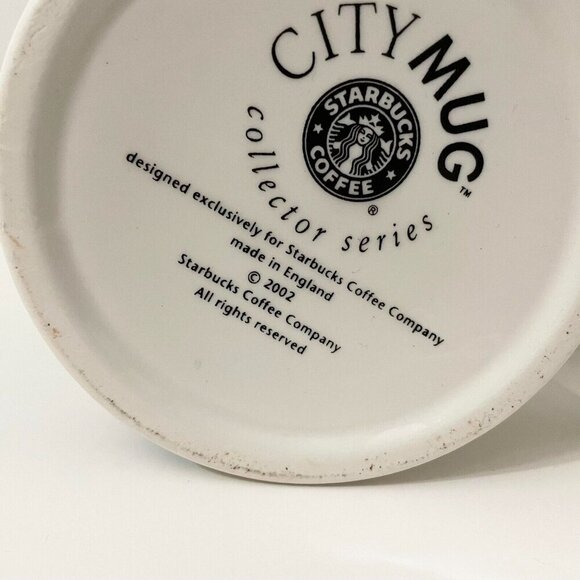 2002 Starbucks London City Mug Collector Series England Big Ben 20oz - Picture 12 of 16